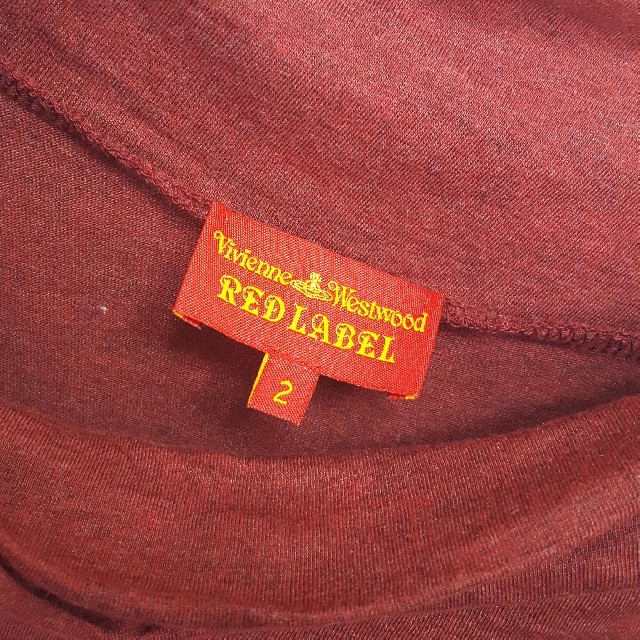 Vivienne Westwood(ヴィヴィアンウエストウッド)の★Vivienne Westwood RED LABEL デザイン カットソー レディースのトップス(Tシャツ(長袖/七分))の商品写真