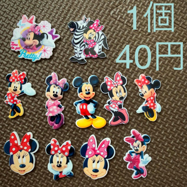 Disney(ディズニー)のデコパーツ プラパーツ ハンドメイド ディズニー プラ板 ミニー ラバー ハンドメイドの素材/材料(各種パーツ)の商品写真