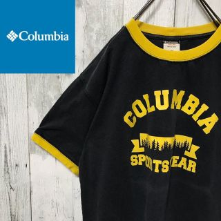 チャンピオン(Champion)のコロンビア Columbia☆ビッグロゴ ネイビー Tシャツ ビッグシルエット(Tシャツ/カットソー(半袖/袖なし))