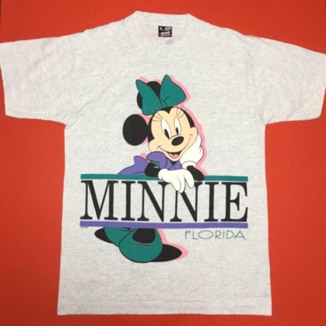 Disney(ディズニー)の90s ミニー フロリダ Tシャツ フルーツオブザルーム ヴィンテージ 激レア メンズのトップス(Tシャツ/カットソー(半袖/袖なし))の商品写真