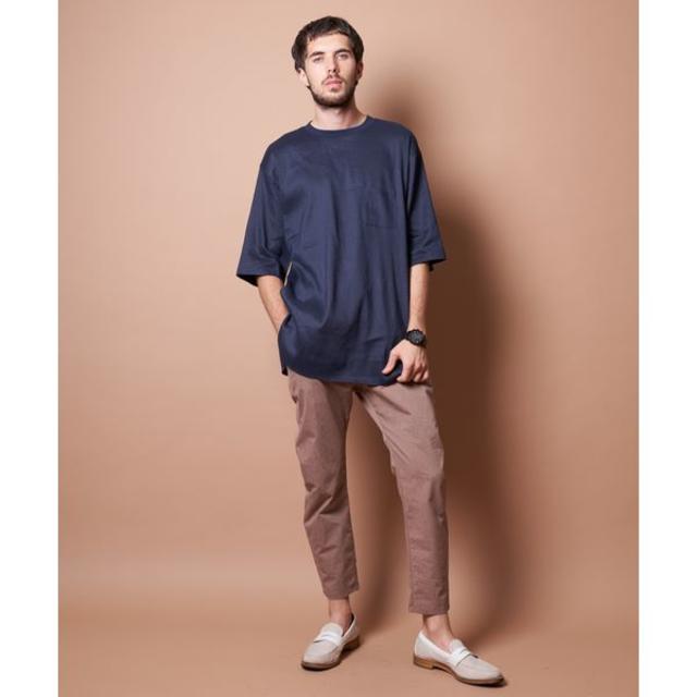 UNIQLO(ユニクロ)の【新品】&Claftasリネン プルオーバー メンズのトップス(Tシャツ/カットソー(半袖/袖なし))の商品写真