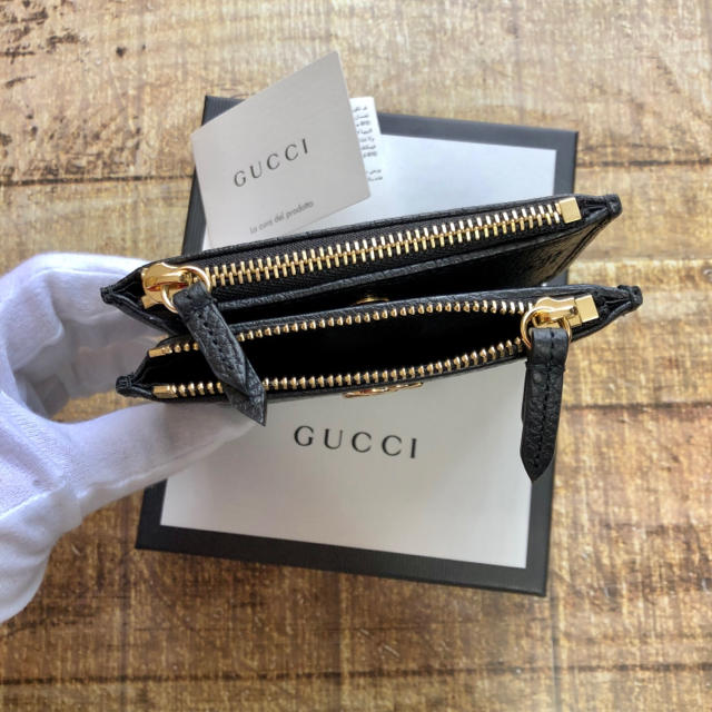 Gucci - 新品 グッチ GG キルティング 二つ折り財布 レア 日本未入荷