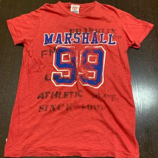 フランクリンアンドマーシャル(FRANKLIN&MARSHALL)のフランクリンマーシャル Tシャツ レッド 赤 XS(Tシャツ/カットソー(半袖/袖なし))