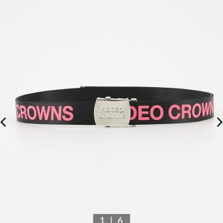 ロデオクラウンズワイドボウル(RODEO CROWNS WIDE BOWL)の☆SKATER BELTブラックピンク☆RCWB(ベルト)