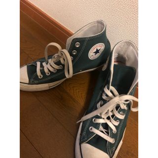 コンバース(CONVERSE)のconverse 100周年 グリーン(スニーカー)