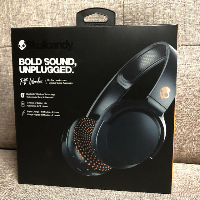 Skullcandy(スカルキャンディ)のskullcandy ワイヤレスヘッドホン スマホ/家電/カメラのオーディオ機器(ヘッドフォン/イヤフォン)の商品写真