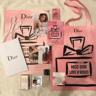 ディオール(Dior)のDior ミスディオール 展覧会 限定ノベルティ トートバッグ サンプルセット(トートバッグ)