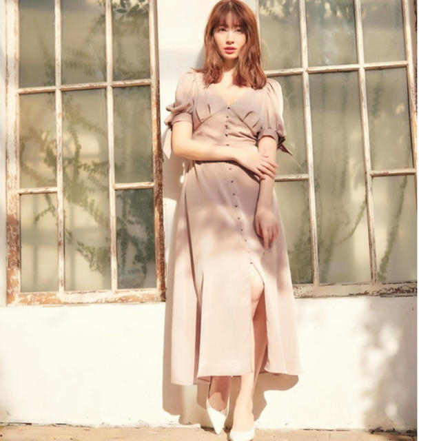 Her lip to Button Front Maxi Dressレディース