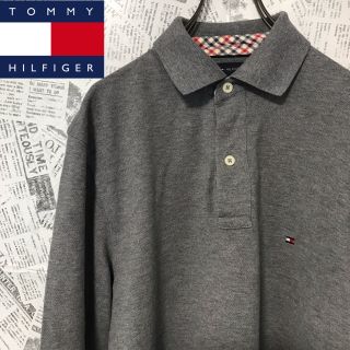 トミーヒルフィガー(TOMMY HILFIGER)のいちゆめ様専用 90s トミーヒルフィガー 長袖ポロシャツ ワンポイントロゴ刺繍(ポロシャツ)