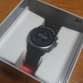 フォッシル(FOSSIL)のFossil スポーツスマートウォッチ 43mm ブラック(腕時計(デジタル))