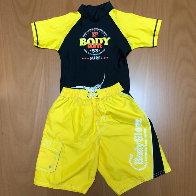 Body Glove(ボディーグローヴ)の男子 水着 130 ラッシュガード  & サーフパンツ キッズ/ベビー/マタニティのキッズ服男の子用(90cm~)(水着)の商品写真