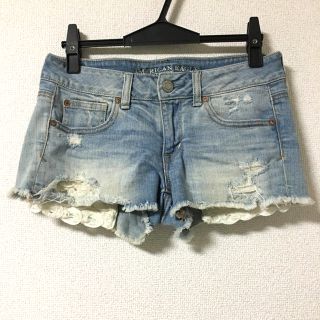 アメリカンイーグル(American Eagle)のAMERICAN EAGLE OUTFITTERS・ショートパンツ (L)(ショートパンツ)