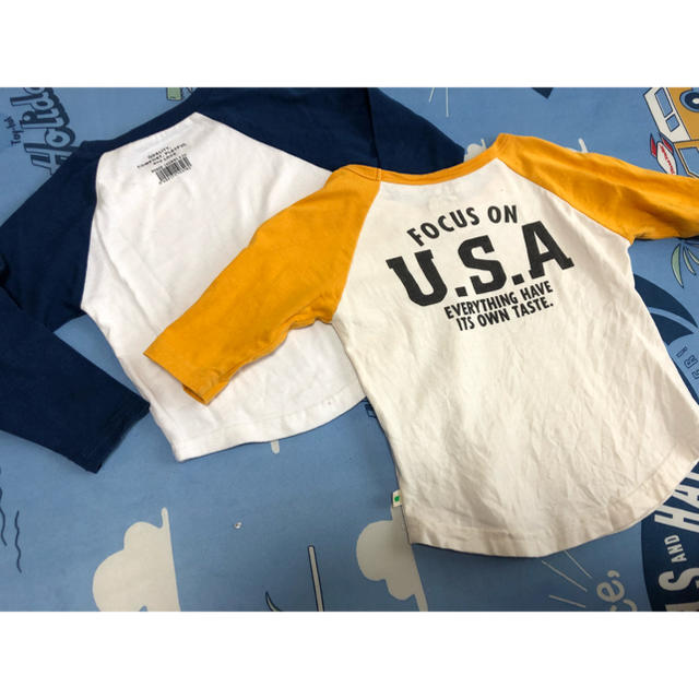 RODEO CROWNS(ロデオクラウンズ)の2枚セット キッズ/ベビー/マタニティのキッズ服男の子用(90cm~)(Tシャツ/カットソー)の商品写真