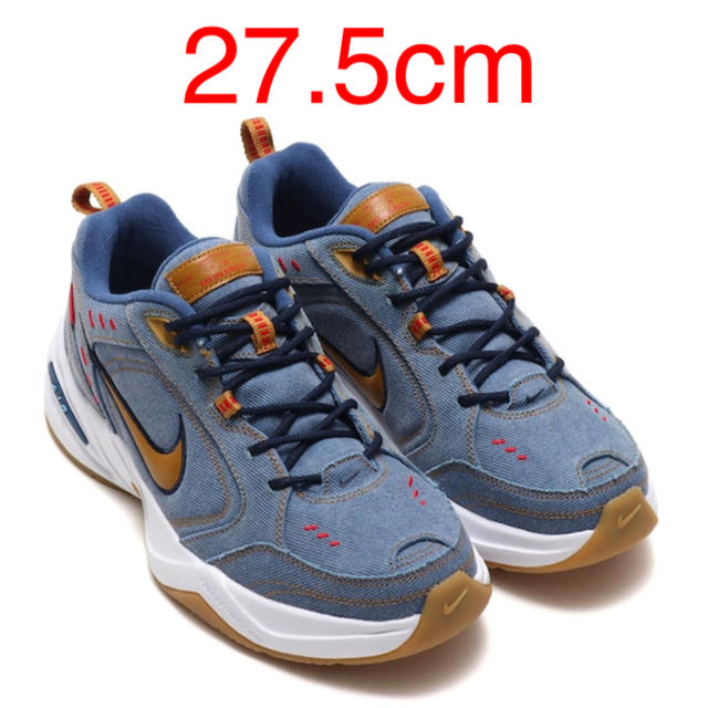 NIKE - ナイキ エアモナーク4 AIR MONARCH 4 DENIM 27.5cmの通販 NIKE - ナイキ エアモナーク4 AIR MONARCH 4 DENIM 27.5cmの通販
