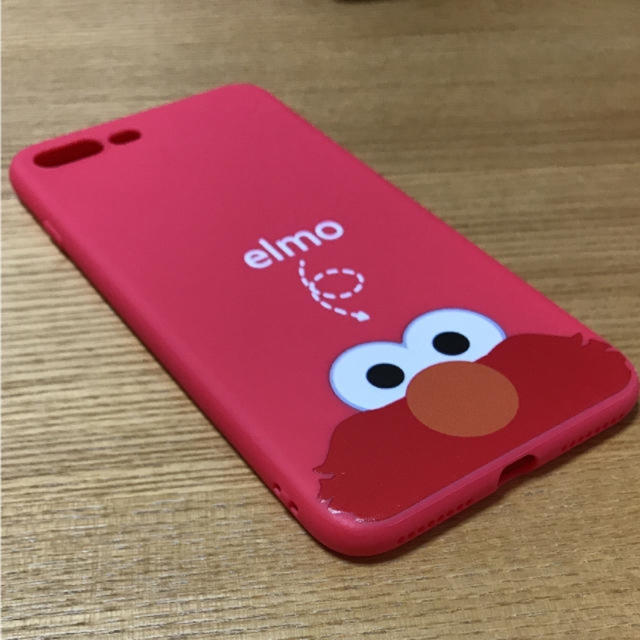 SESAME STREET(セサミストリート)のエルモ iPhone7plus. 8plusケース スマホ/家電/カメラのスマホアクセサリー(iPhoneケース)の商品写真