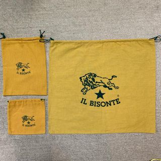 イルビゾンテ(IL BISONTE)のイルビゾンテ 布巾着 3点セット(大中小)(ショップ袋)