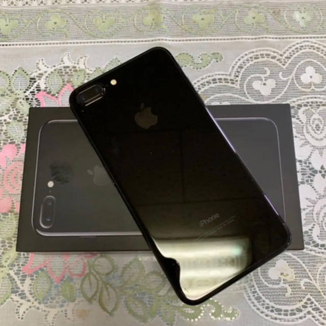 iPhone - iPhone 7 plus ジェットブラック 128GBの通販 by 毛糸｜アイフォーンならラクマ 国産通販