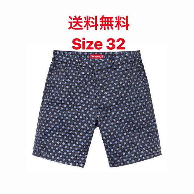 Supreme  19SS Work Short Black Foulard