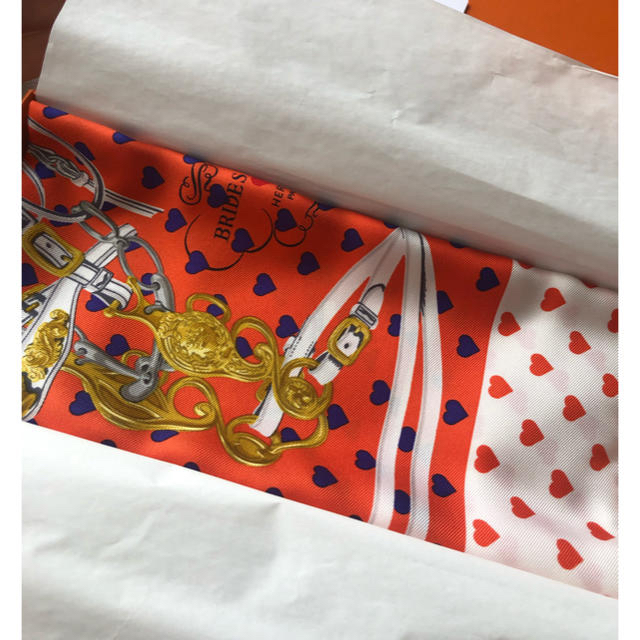 最新品 HERMES(エルメス)⭐️ツイリー スカーフ シェーヌダンクル柄