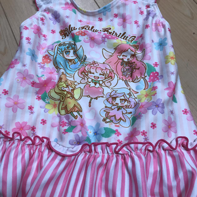 サンリオ(サンリオ)のリルリルちゃん水着 キッズ/ベビー/マタニティのキッズ服女の子用(90cm~)(水着)の商品写真