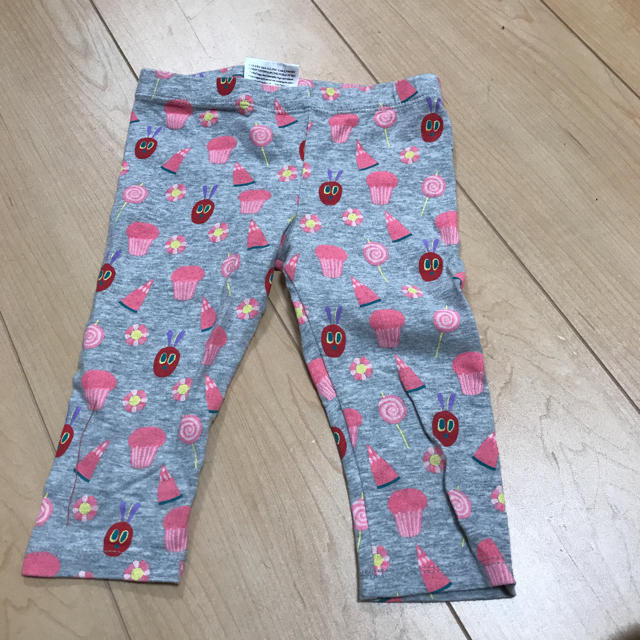 はらぺこあおむし レギンス キッズ/ベビー/マタニティのキッズ服女の子用(90cm~)(パンツ/スパッツ)の商品写真