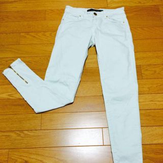 ザラ(ZARA)のミントグリーン スキニー パンツ(カジュアルパンツ)