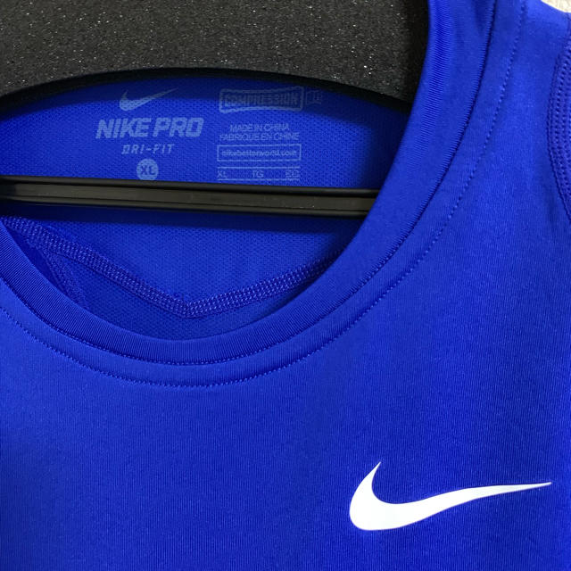 NIKE(ナイキ)のNIKE アンダーシャツ ブルー メンズのトップス(Tシャツ/カットソー(七分/長袖))の商品写真