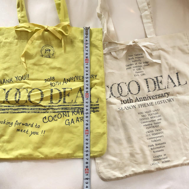 COCO DEAL(ココディール)のCOCO DEAL ココディール  10th 限定 ショップトートバッグ セット レディースのバッグ(トートバッグ)の商品写真