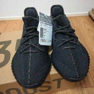 アディダス(adidas)の24.5cm adidas YEEZY BOOST 350 V2 BLACK(スニーカー)