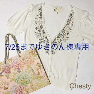 チェスティ(Chesty)のゆきのん様専用    Chesty半袖(カーディガン)