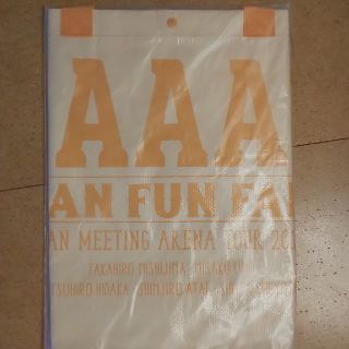 AAA FAN FAN FANクリアポケット付きテイクアウトバッグ(クリアファイル)