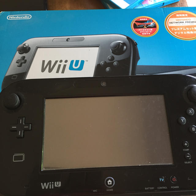 wiiu 本体 32GB ブラック amiiboおまけ付き❗️