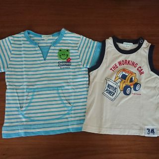 サンカンシオン(3can4on)の3can4on 男の子90センチ2枚セット(Tシャツ/カットソー)