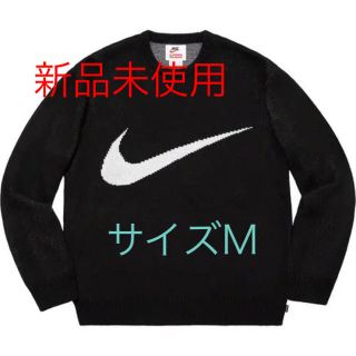 シュプリーム(Supreme)の新品Supreme Nike Swoosh Sweater 19ss black(ニット/セーター)