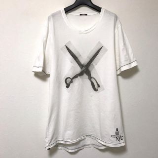 デンハム(DENHAM)の定1.1万 DENHAM デンハム  シザープリント半袖TシャツL(Tシャツ/カットソー(半袖/袖なし))