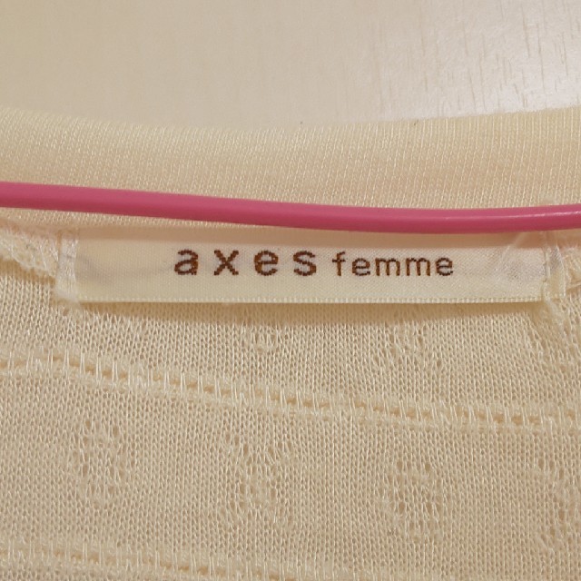 axes femme(アクシーズファム)のaxes femme レース飾りのトップス レディースのトップス(カットソー(半袖/袖なし))の商品写真