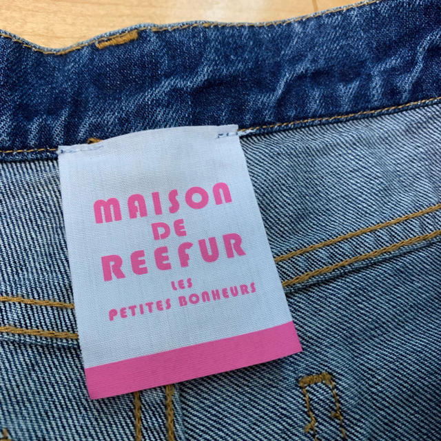 Maison de Reefur(メゾンドリーファー)のメゾンドリーファー ハイウエストショートデニム size S  e23 レディースのパンツ(ショートパンツ)の商品写真