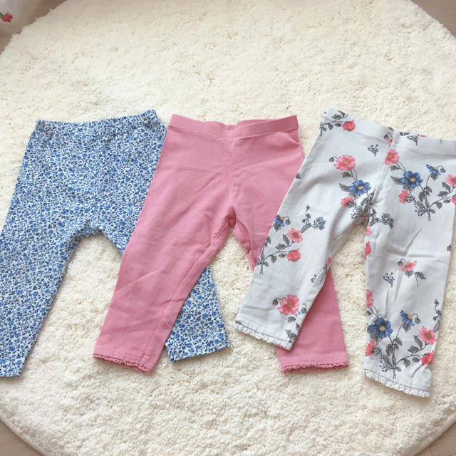 babyGAP(ベビーギャップ)のレギンス 80cm 3点セット キッズ/ベビー/マタニティのベビー服(~85cm)(パンツ)の商品写真