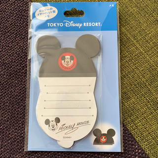 ミッキーマウス(ミッキーマウス)のTDR 「ミッキーのイヤーハット型メモ」(ノート/メモ帳/ふせん)