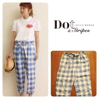 ドットアンドストライプスチャイルドウーマン(Dot&Stripes CHILDWOMAN)のchildwoman タックパンツ(カジュアルパンツ)