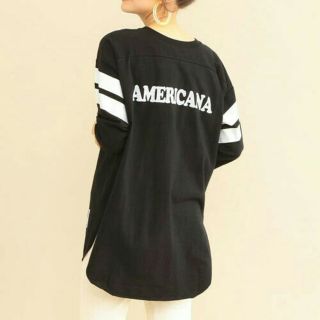 アメリカーナ(AMERICANA)の【アメリカーナ】フットボールTシャツ

♪(Tシャツ(長袖/七分))