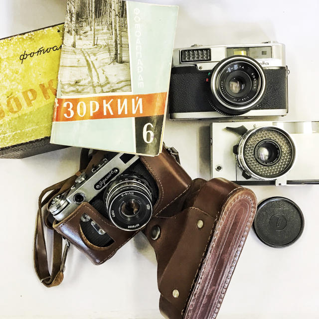 カメラコレクションに如何？1960年製ミノルタ ユニオマット 旧ソ連製カメラ二台