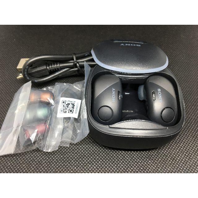 SONY - 限定特価!ソニー WF-SP700N BM ブラック 2018年モデルセット