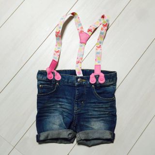 エイチアンドエム(H&M)の新品♡サスペンダー付きショートパンツ(パンツ)