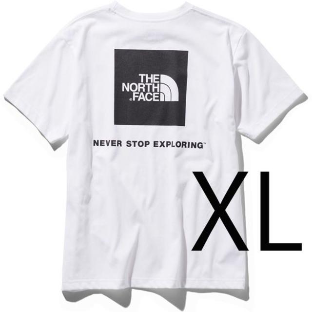 即日発送 速達 ノースフェイス 新品 XL スクエアロゴ Tシャツ 白 ホワイト