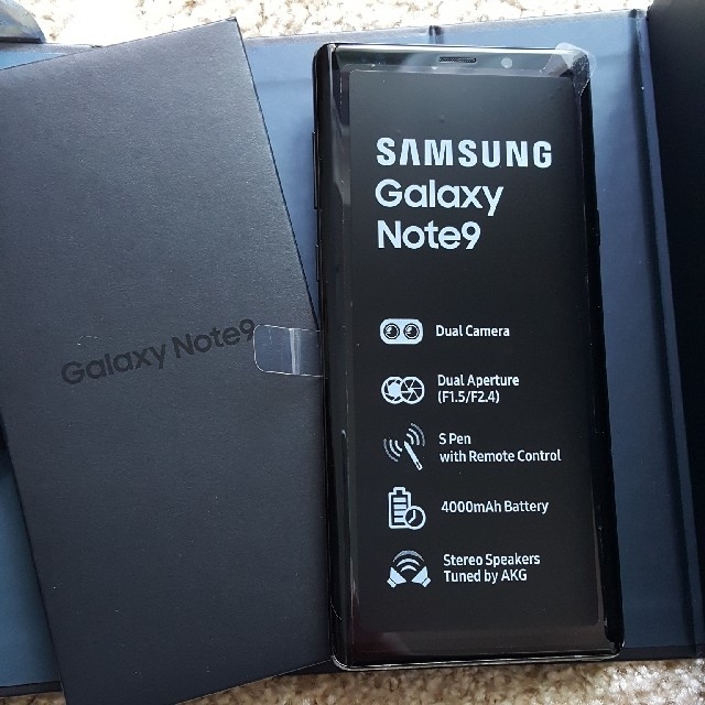 新品◇GALAXY NOTE 9 デュアルSIM SIMフリー 128GB - スマートフォン本体