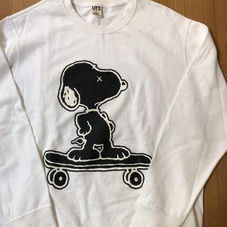 ユニクロ(UNIQLO)のUNIQLO×KAWS×PEANUTS スエットホワイト XL(スウェット)