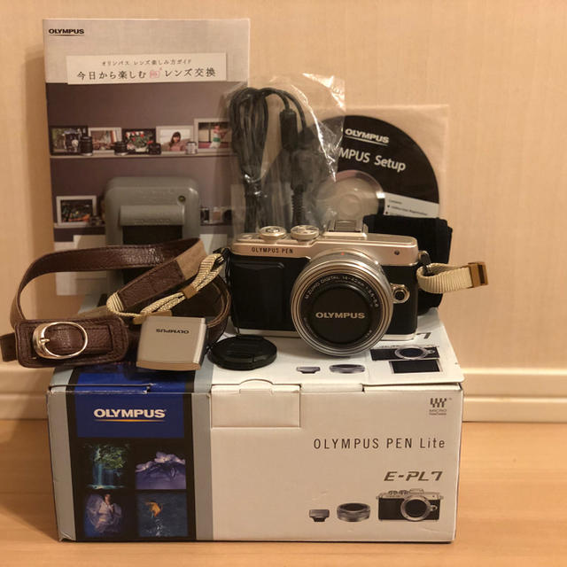 ミラーレス一眼カメラ】OLYMPUS PEN Lite E-PL7 リアル www.gold-and ...