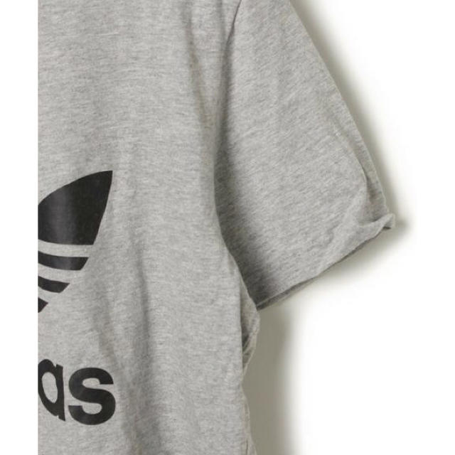 adidas(アディダス)のadidasアディダス☆グレーロゴマークTシャツ メンズのトップス(Tシャツ/カットソー(半袖/袖なし))の商品写真