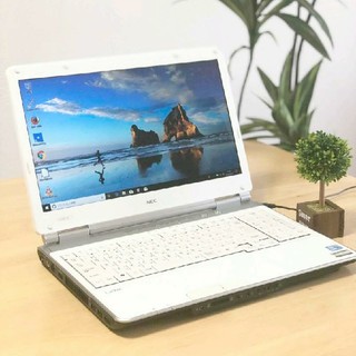 エヌイーシー(NEC)の初心者向け♪サクサクPC☆おまけ付☆Windows10 i3 ノートパソコン(ノートPC)